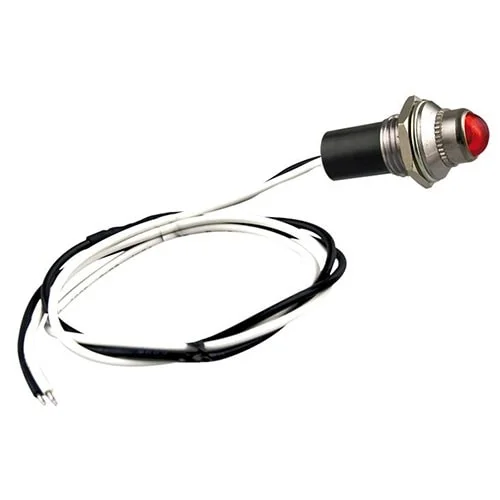 LED-kontrollampa för cockpit | Röd 12V - 2