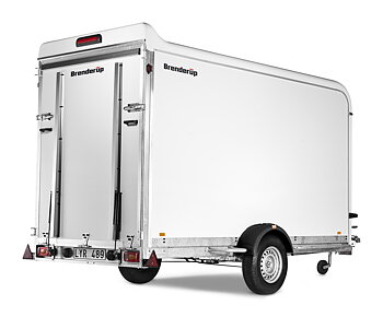 Brenderup Skåpsläp Serie CE Ramp Hög 1300 kg