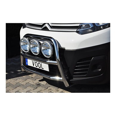 LARGE TRIO Bullbar - Peugeot Traveler 2017-