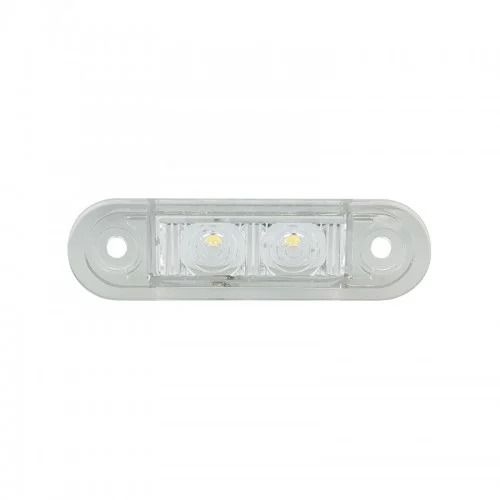 LED Dekorationljus grön infälld 12-24V 20cm. kabel