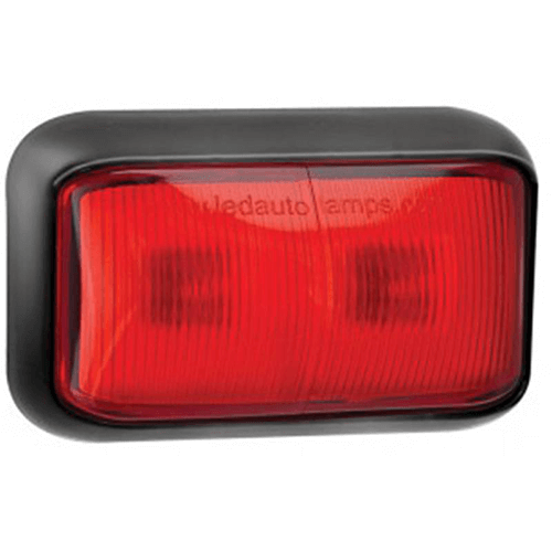 LED Posisjonslys rød 12-24V 40cm kabel.