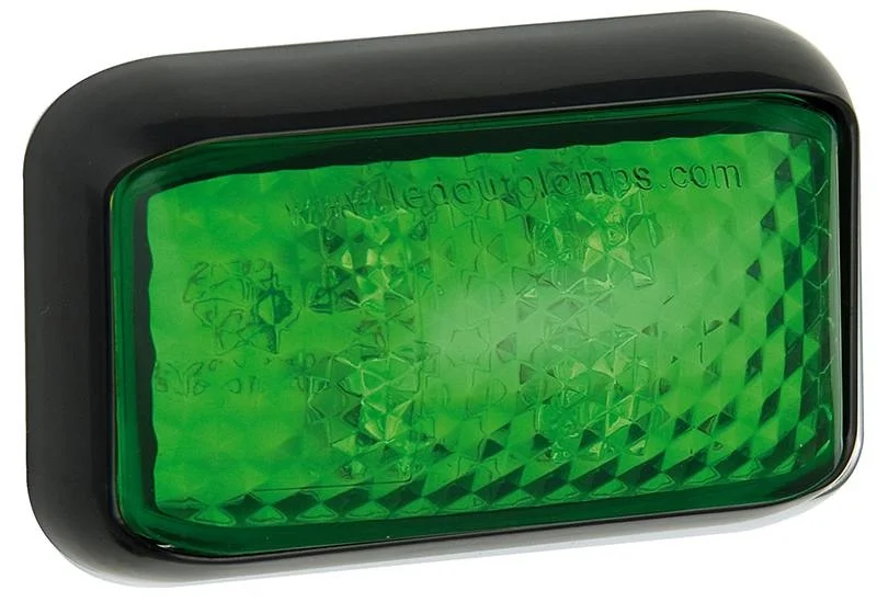 LED decoration light green 12-24v 40cm. cable