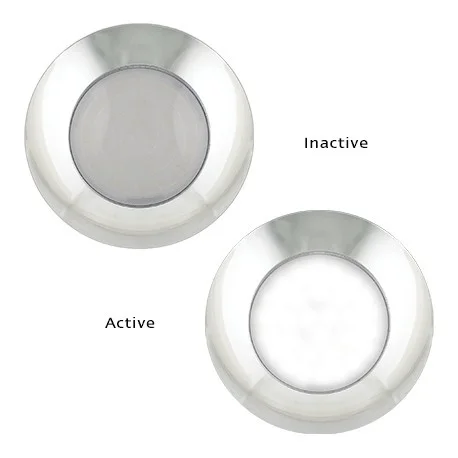 LED innvendig belysning | krom | melkehvitt glass | 12V | Kjølig hvit - 2