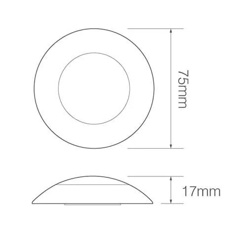 LED innvendig belysning | krom | melkehvitt glass | 24V | Kjølig hvit - 2