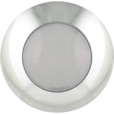 LED innvendig belysning | krom | melkehvitt glass | 24V | Kjølig hvit