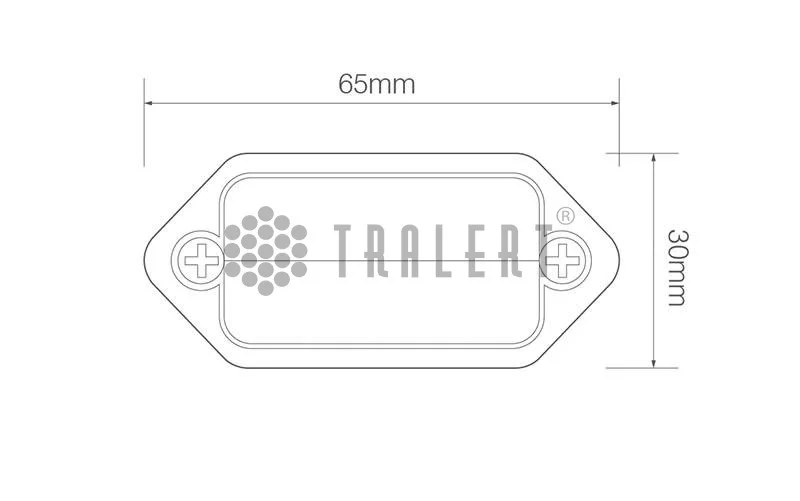 Marker light chrome 12-24v - 2