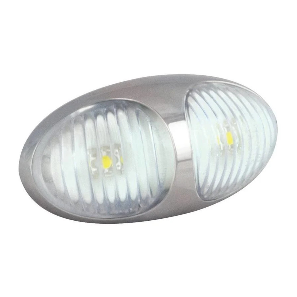 LED marker light white 12-24v 10cm. cable