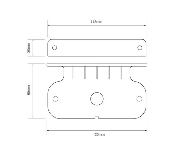 LED Posisjonslys feste 44 serie - 2
