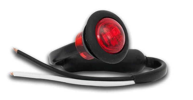 LED marker light red 12-24v 20cm. cable