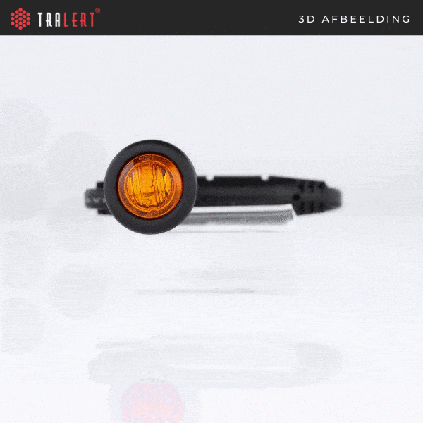 LED marker light amber 12-24v 20cm. cable - 2