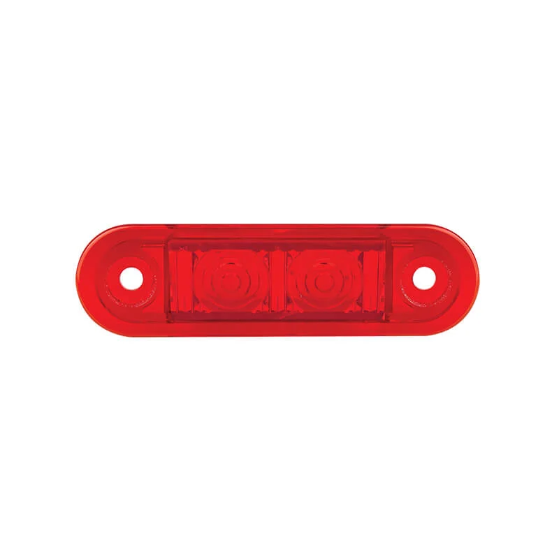 LED marker light red recessed 12-24v 20cm. cable