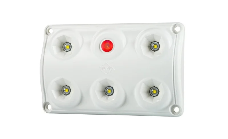 LED indvendig belysning | Tryk på | 900lm | 5000K | 12/24V | IP65