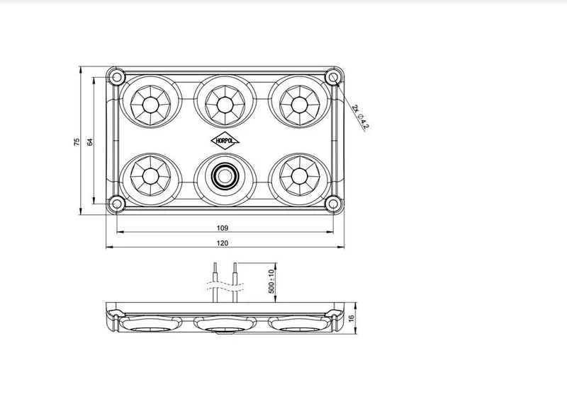 LED-innerbelysning | Touch | 900lm | 5000K | 12/24V | IP65 - 4