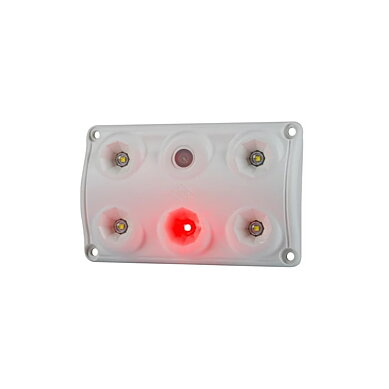 LED-innerbelysning | Touch | Röd/vit | 5000K | 12/24V | IP65