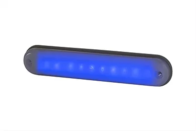 LED interior lighting compact | blue | 15lm | 12/24V