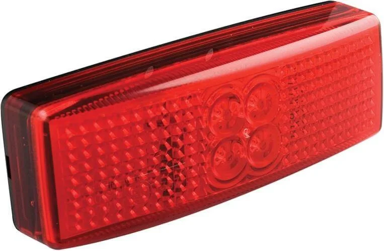LED Positionsljus röd 12-24V 20cm. kabel