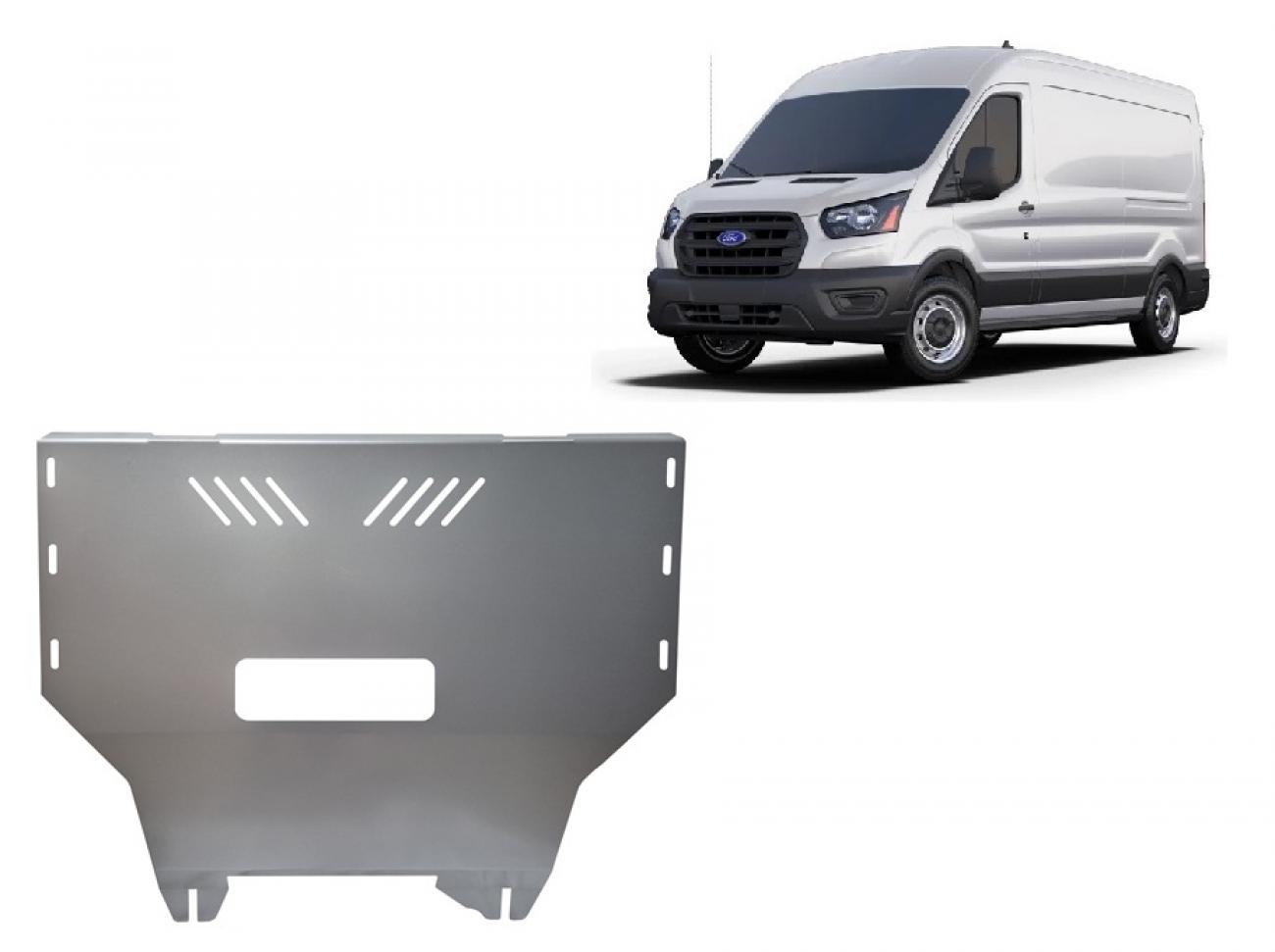 Pohjapanssari Aluminium Moottori+ | Ford Transit 4x4 (2013-2023) - 3