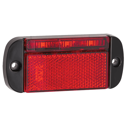 LED marker light red 12-24v 40cm. cable