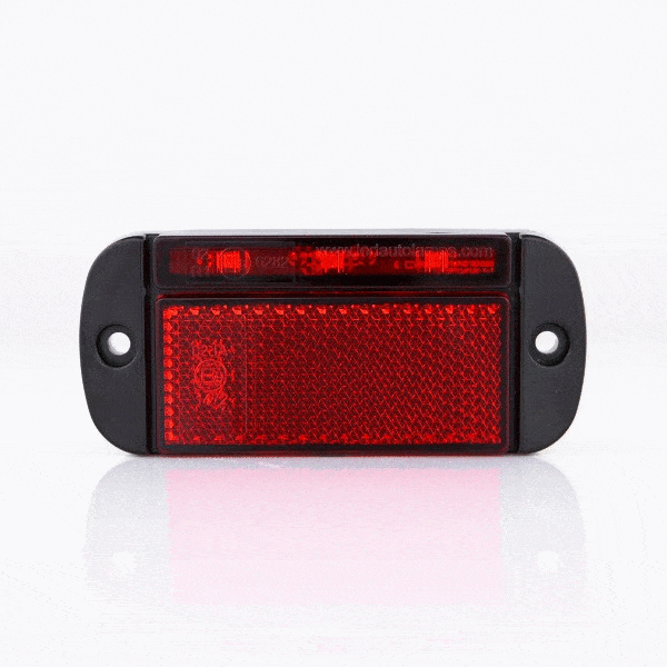 LED marker light red 12-24v 40cm. cable - 2