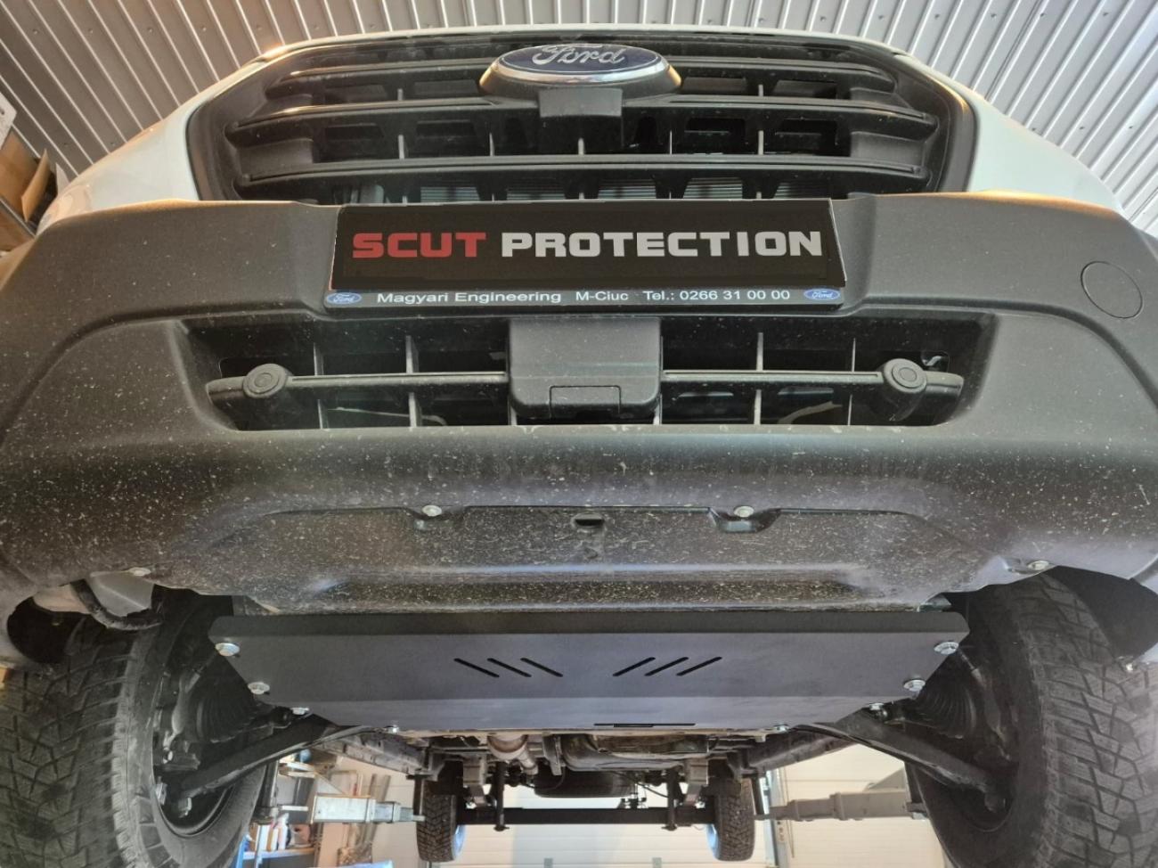 Pohjapanssari Aluminium Moottori+ | Ford Transit Custom - FWD (2020-2023) - 4