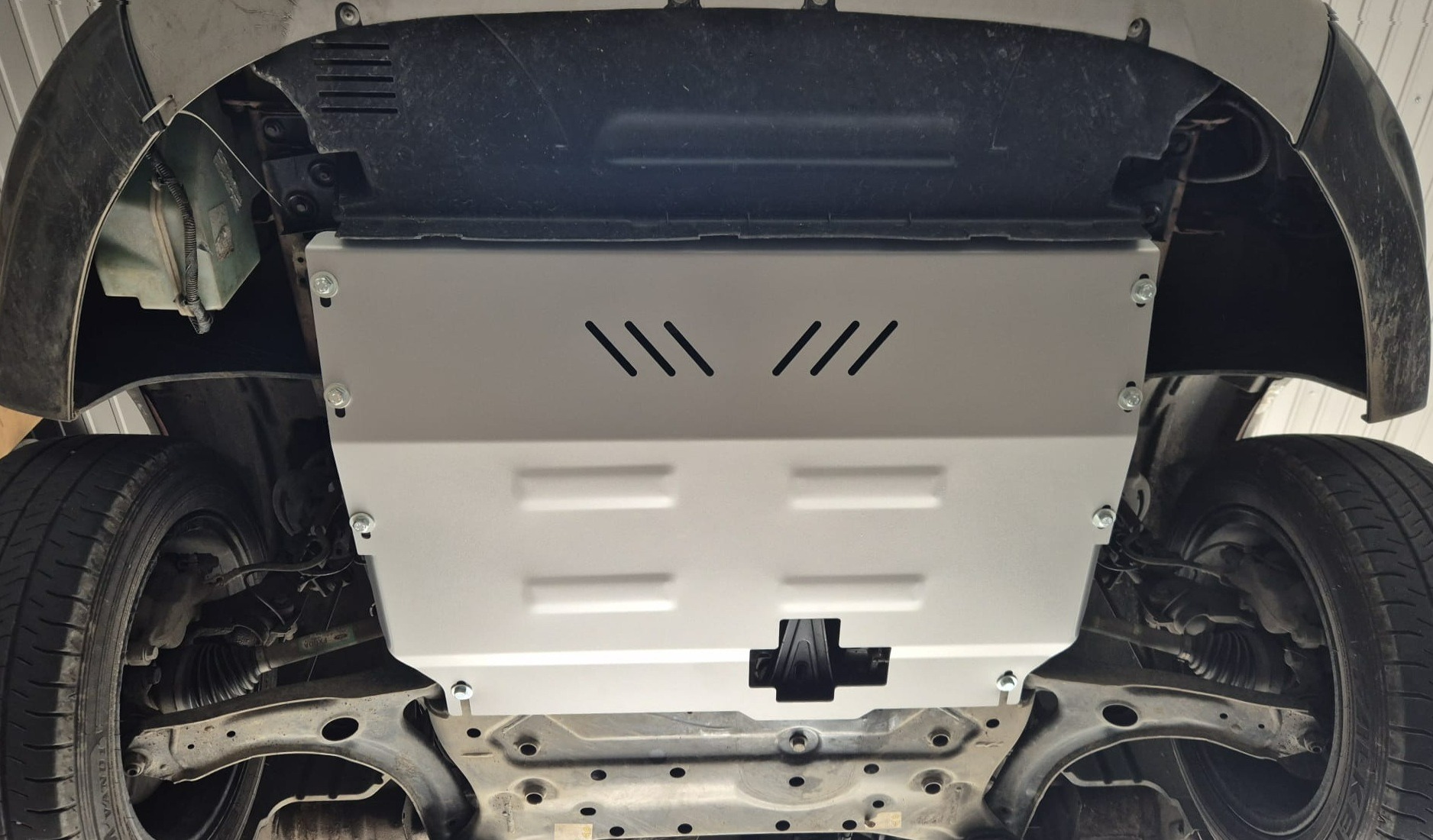 Protezione inferiore in alluminio Motore+ | Ford Transit Custom - FWD (2020-2023) - 6
