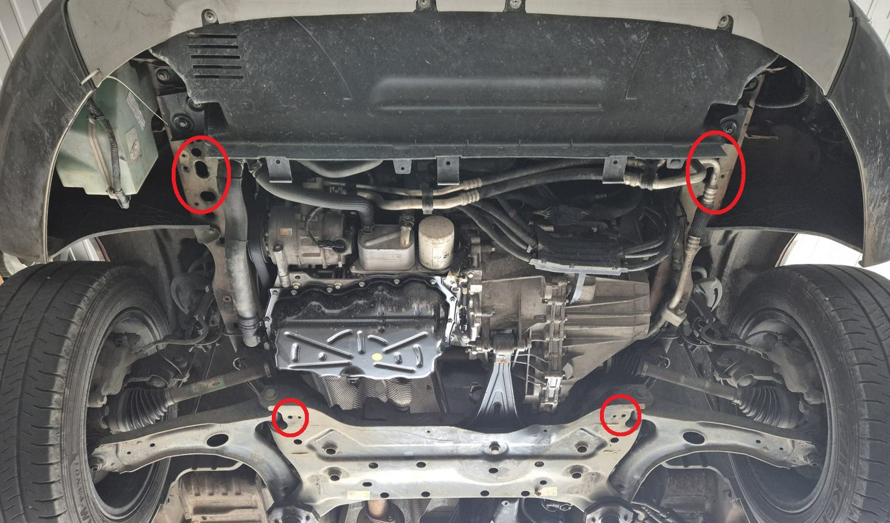 Protezione inferiore in alluminio Motore+ | Ford Transit Custom - FWD (2020-2023) - 5