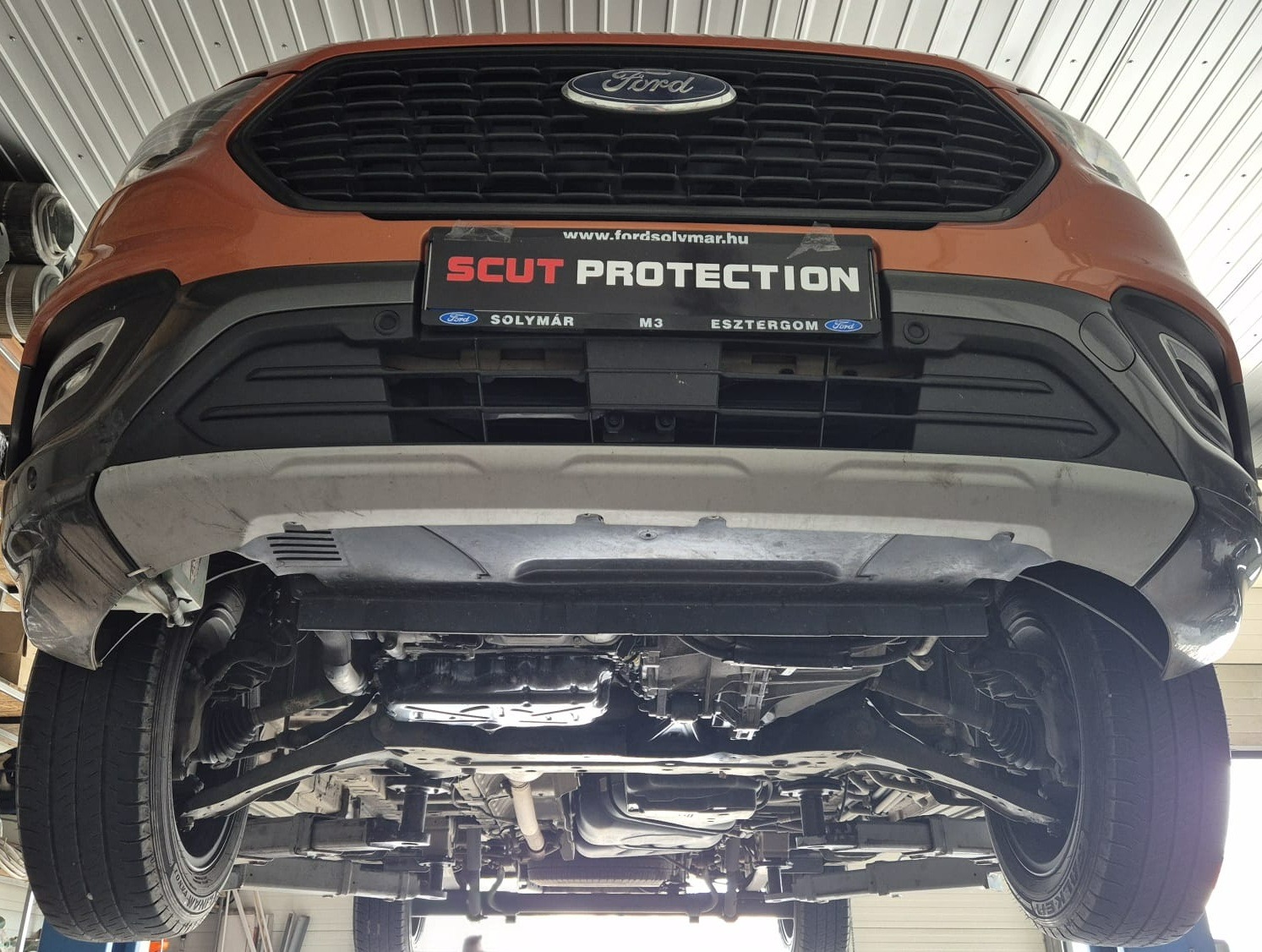 Protezione inferiore in alluminio Motore+ | Ford Transit Custom - FWD (2020-2023) - 7