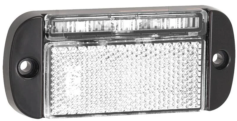 LED marker light white 12-24v 40cm. cable