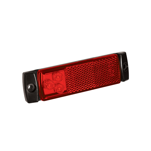 LED Posisjonslys rød 12-24V 50cm kabel.