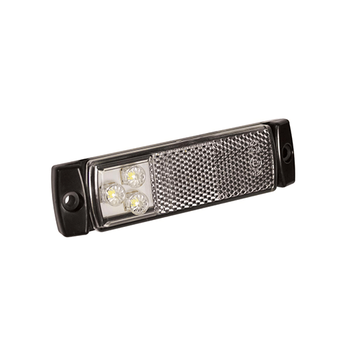 LED marker light white 12-24v 50cm. cable