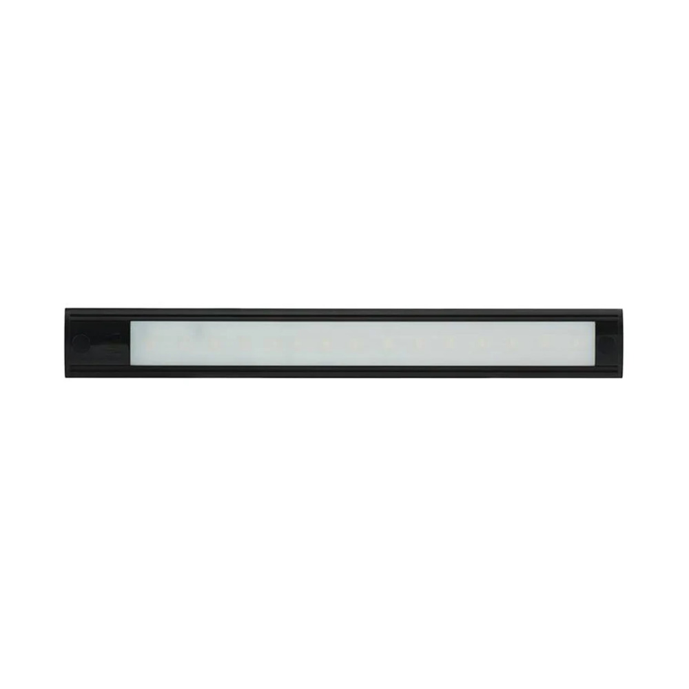 LED-interiörbelysning | exkl. touch | svart 31cm. | 12V | kall vit