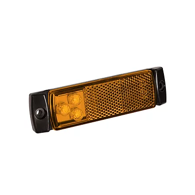 LED Positionsljus orange 12-24V 50cm. kabel