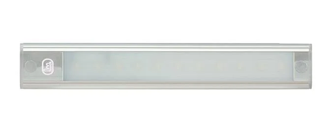 LED-interiörbelysning | med touchkontroller | silver | 26cm | 12V | kallvit
