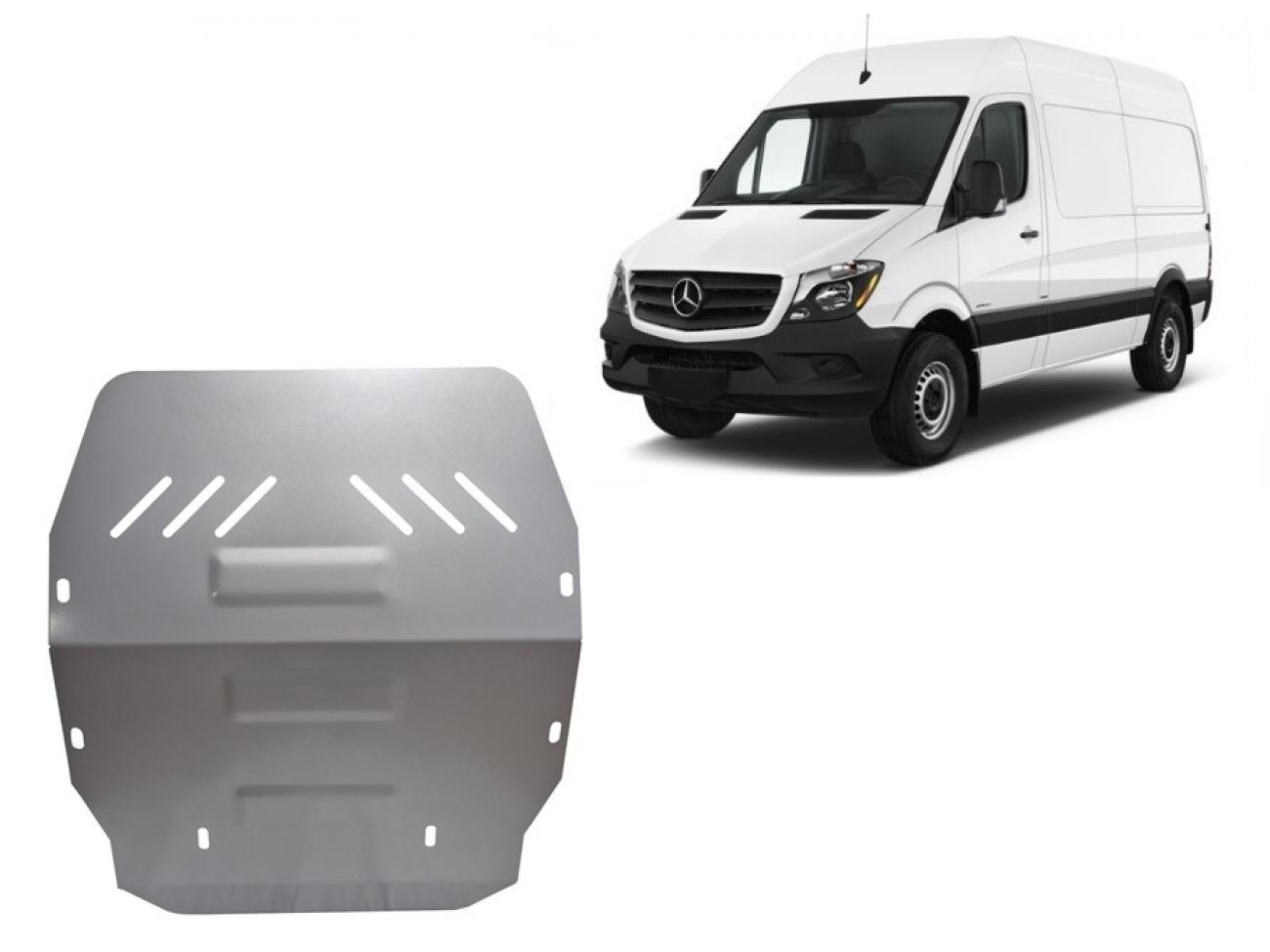 Bunnplate Aluminium Motor+ | Mercedes Sprinter 907 4x4 (2024-2026) - 3