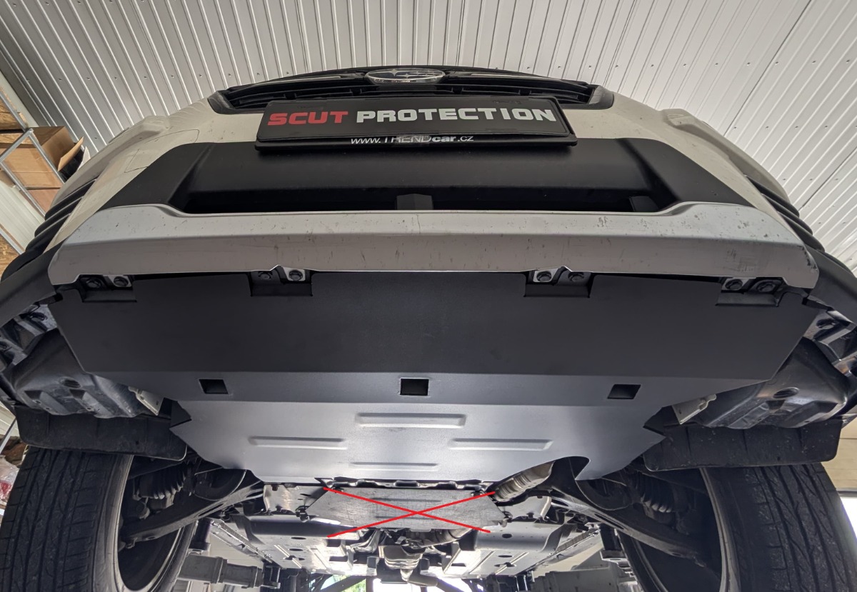 Stahl-Unterfahrschutz Motor+ | Subaru Forester 5 Hybrid (2018-2026) - 7