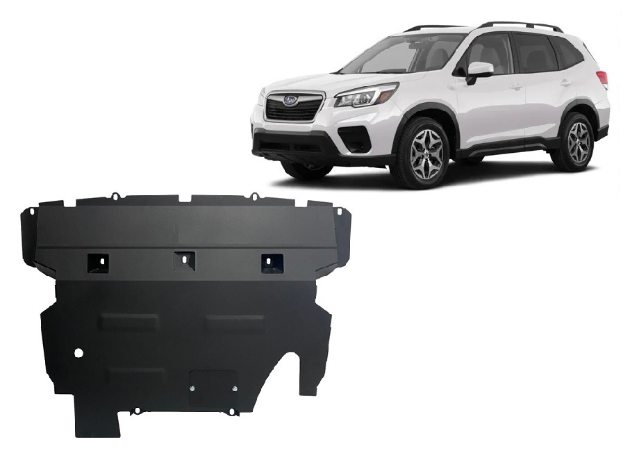 Stahl-Unterfahrschutz Motor+ | Subaru Forester 5 Hybrid (2018-2026) - 2