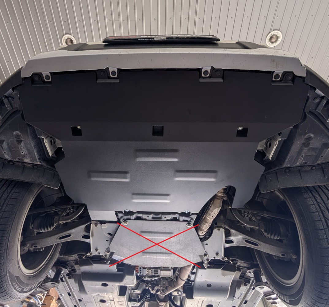 Stahl-Unterfahrschutz Motor+ | Subaru Forester 5 Hybrid (2018-2026) - 8