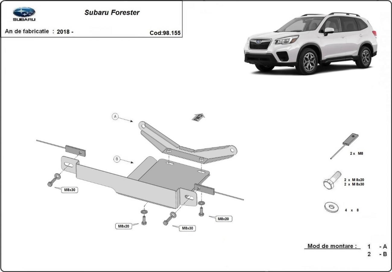 Bunnplate Stål Bakdifferensial | Subaru Forester (2018-2026) - 2