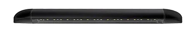 LED innvendig belysning | 26cm | svart | 12V | varm hvit