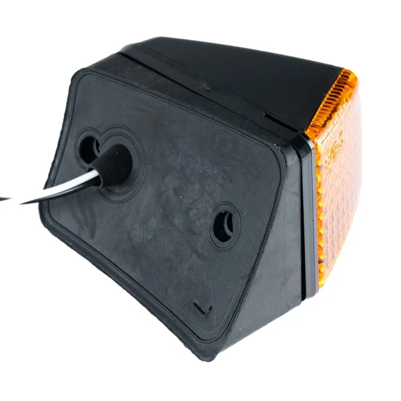 LED Volvo top lamp amber left/slanted base 24v - 8