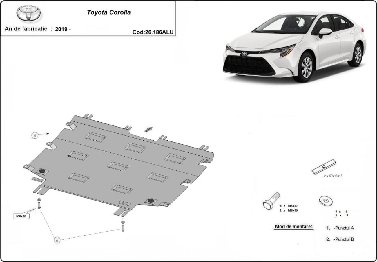 Skid plate Aluminium Engine+ | Toyota Corolla (2019-2026) - 2