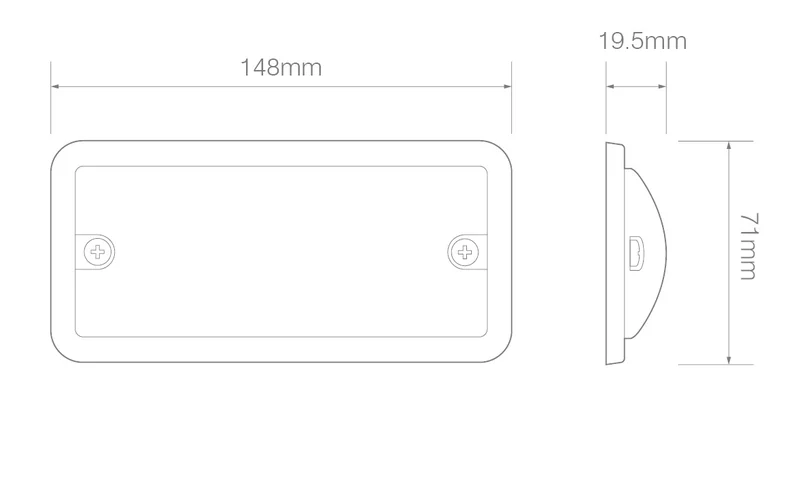 LED interior lighting | Grey | 12V | Cool white - 2