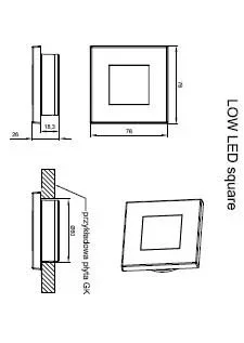LED-interiörbelysning silver | 12-24V | varmvit - 3