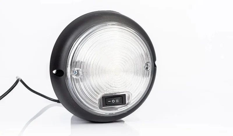 LED-interiörbelysning | svart | med strömbrytare | 12-24V | 4000K