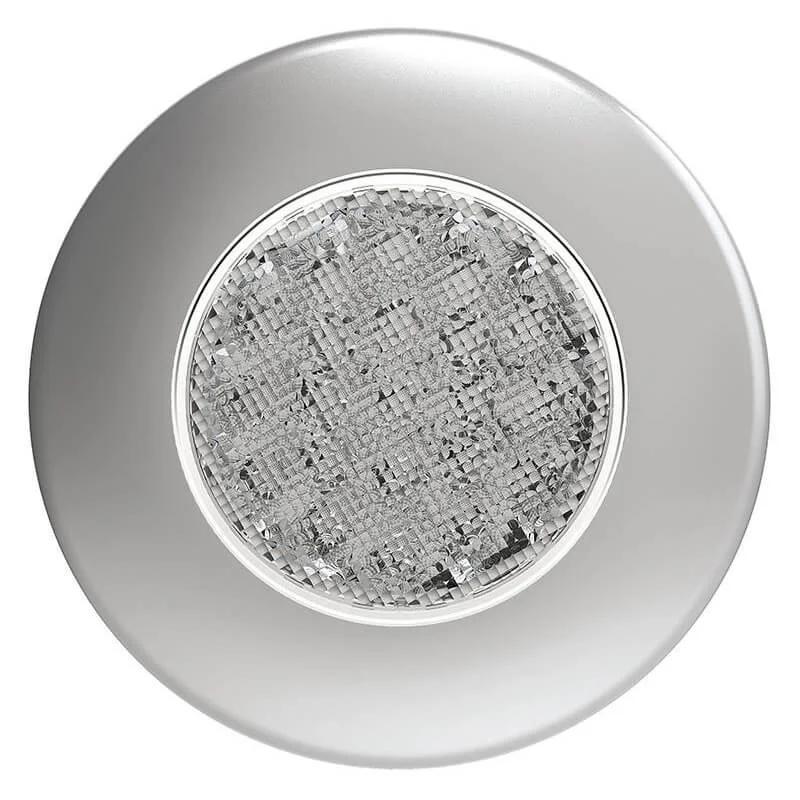 LED innvendig belysning sølv | 12-24V | varm hvit