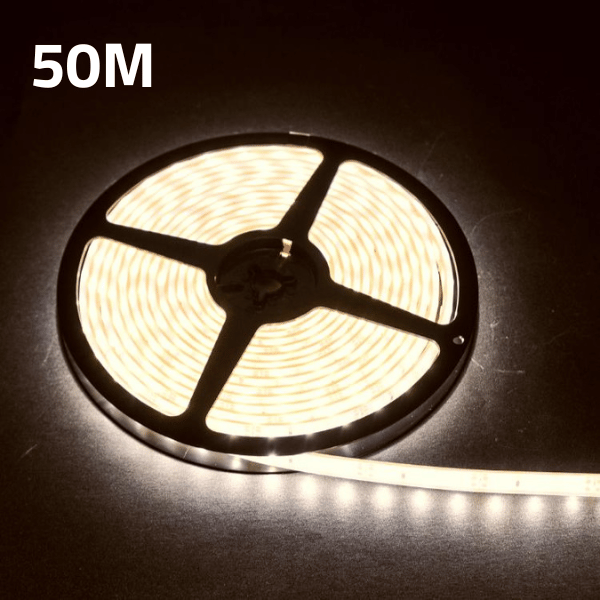 LED-remsa 50m rulle | 12V | 1200lm per meter | 4000K | IP68