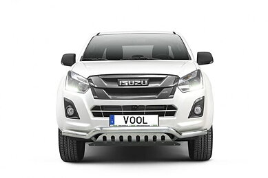 LOWBAR EU Frontbøyle med beskytter - Isuzu D-MAX 2012-2016