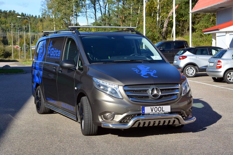 LOWBAR EU Frontbøjle med bundplade - Mercedes Vito 2015- - 2