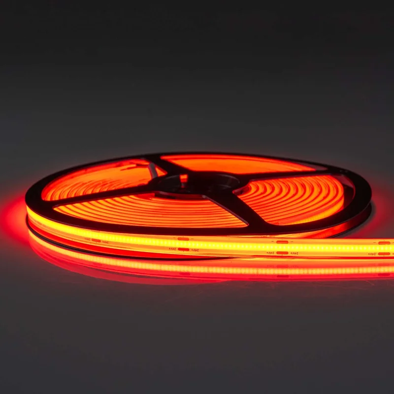 LED strip on roll 5m | 12V | Neon effect | Red | IP68