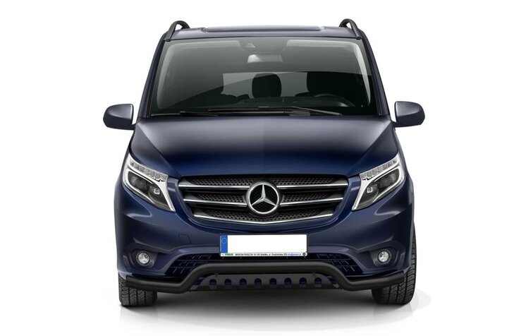 LOWBAR EU Bullbar with Skid Plate [Black] - Mercedes Vito 2021